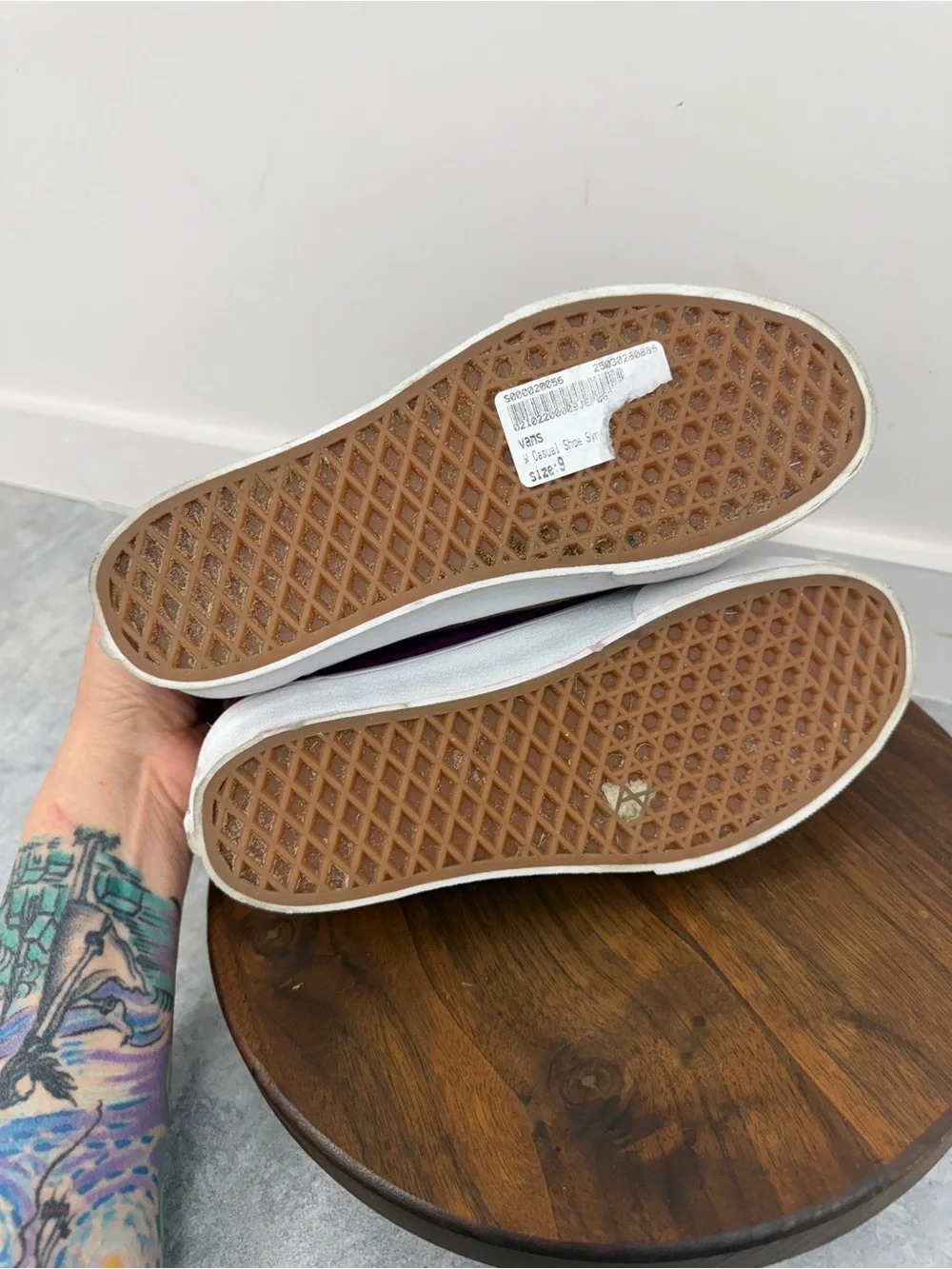 Vans Plum Suede Platform Lace-Up Sneakers